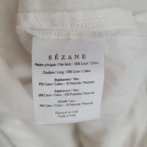 Sezane Sophia Dress in Ecru size 40 NWT - Picture 9 of 10